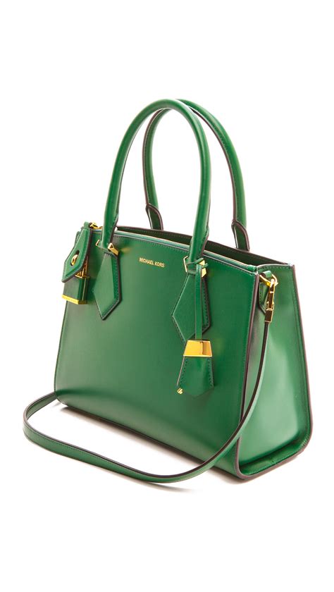 emerald green michael kors bag